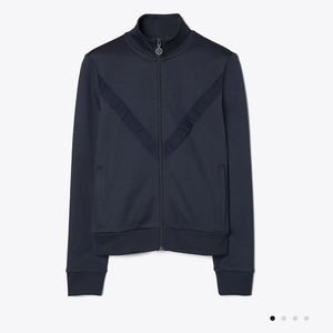 Tory Sport Ruffle Track Jacket Tory Navy Size XS